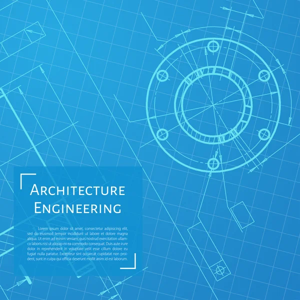 Ilustración de ingeniero o arquitecto — Vector de stock