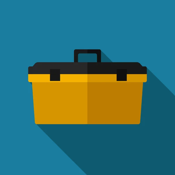 Icono de kit de herramientas plano de color vectorial — Vector de stock