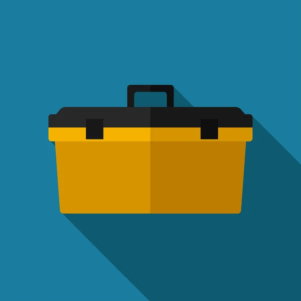 Vector kleur platte toolkit pictogram — Stockvector