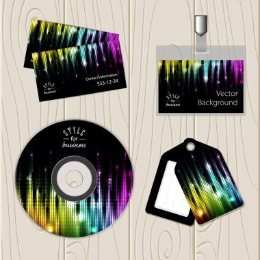 parlak gökkuşağı arka plan vektör. eps10