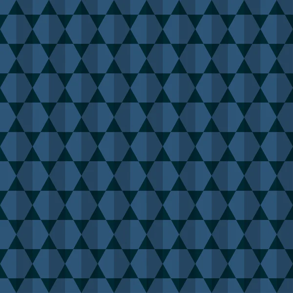 Vector hexagon star seamless pattern — Stock Vector
