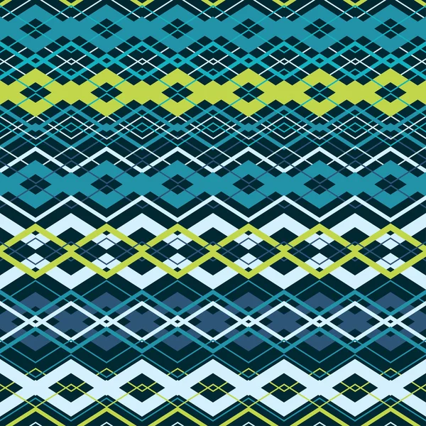 Vector cross zigzag seamless mönster — Stock vektor