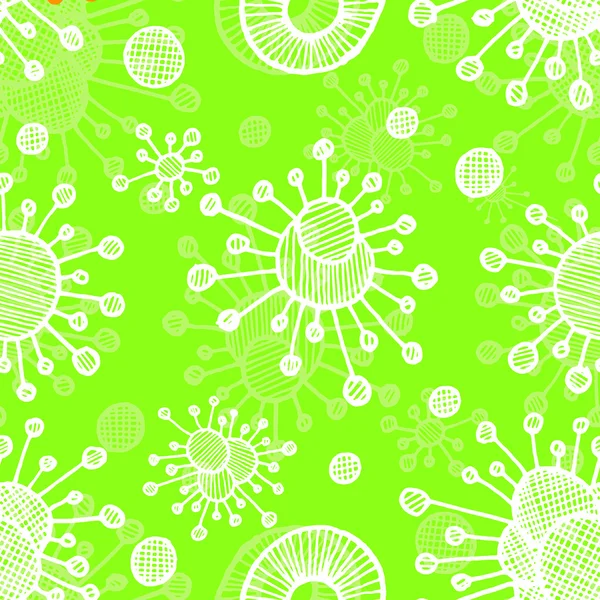 Vector  bacterial background. Eps10 — Stock Vector