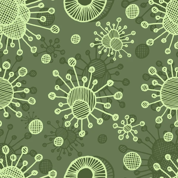 Vector  bacterial background. Eps10 — Stock Vector