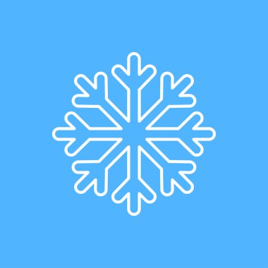 vektör kar tanesi simgesi. eps10