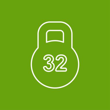 vektör ağırlık simgesi. eps10