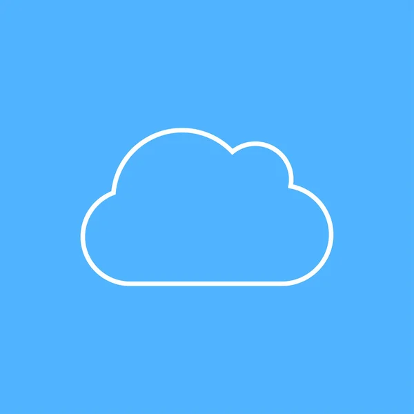 Vector cloud icon. Eps10 — Stock Vector