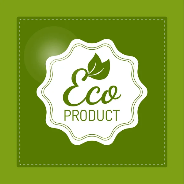 Icono vectorial para alimentos ecológicos — Vector de stock