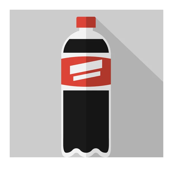 Vektor flad flaske – Stock-vektor