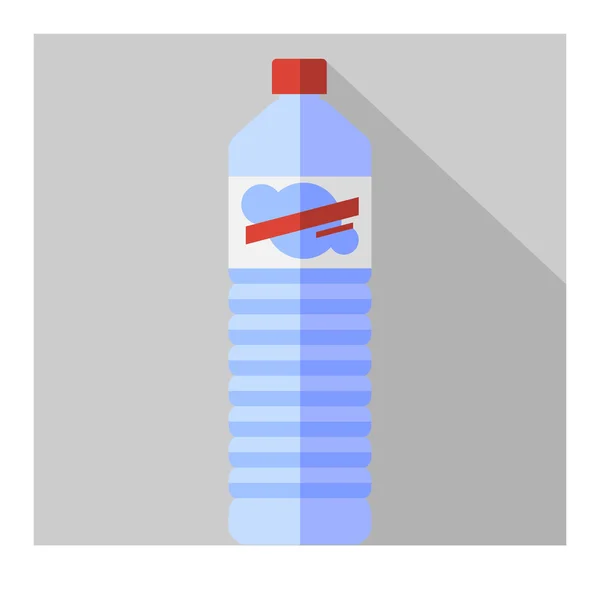 Vektor flad flaske – Stock-vektor