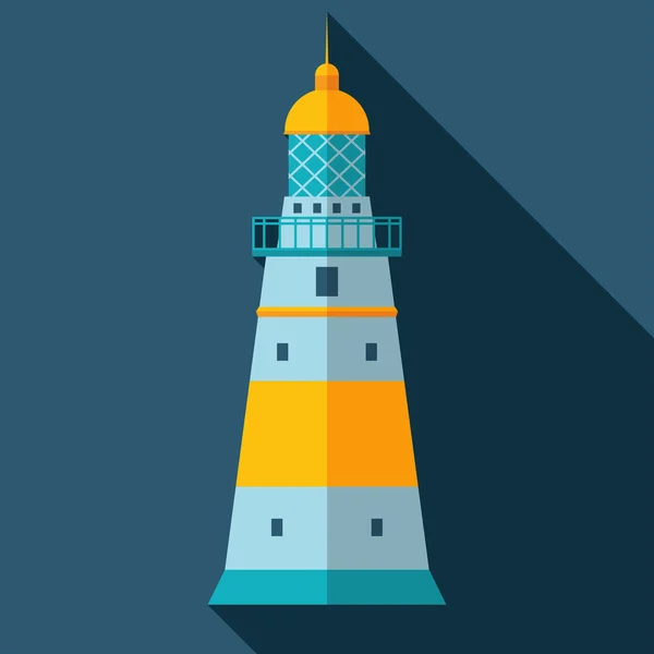 Icône du phare vectoriel — Image vectorielle