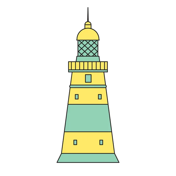 Vektor-Leuchtturm-Symbol — Stockvektor