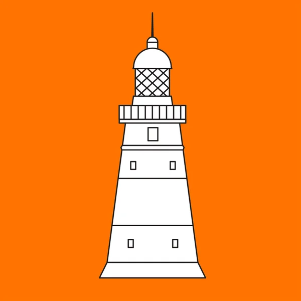 Vector lighthouse icon — Stock Vector