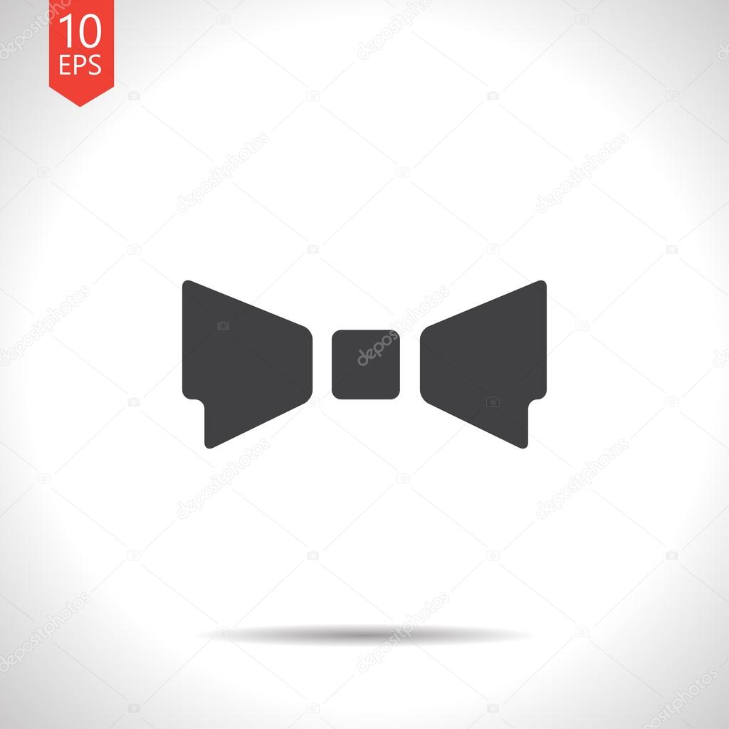 Vector bow-tie icon. Eps10