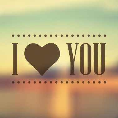 Sevgililer Günü kartı.