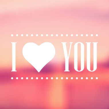 Sevgililer Günü kartı.