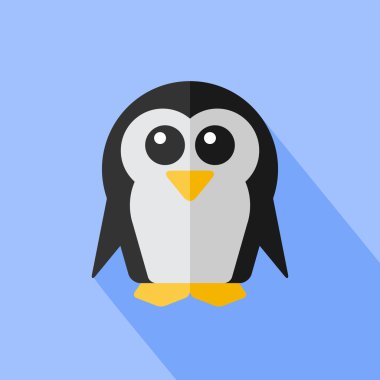 Düz penguen simgesi