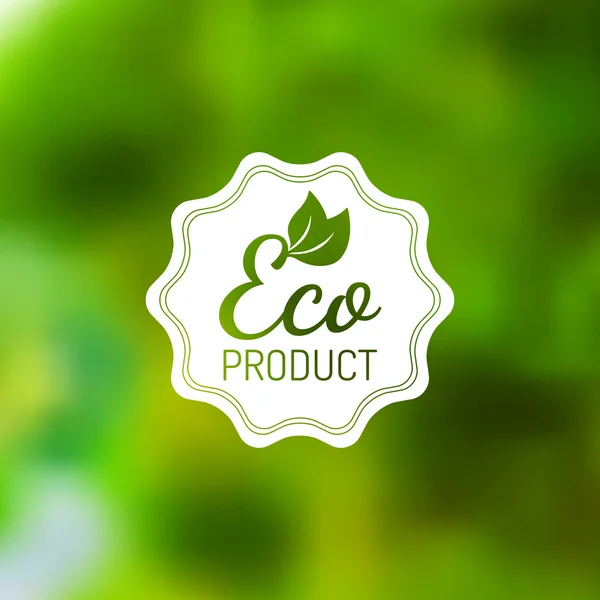 Ikona dla żywności ekologicznej — Wektor stockowy