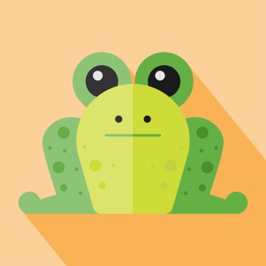 Düz kurbağa simgesi