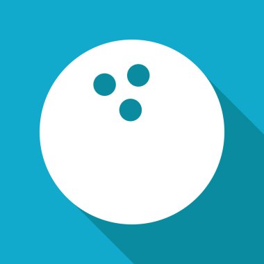 Düz bowling topu simgesini