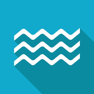 Düz dalgalar simgesi