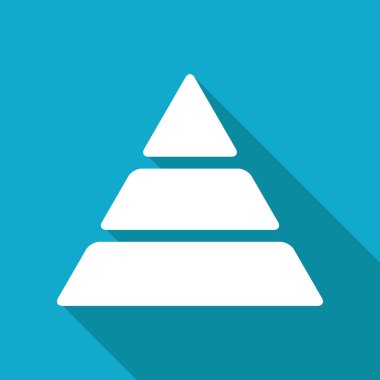 Düz piramit simgesi