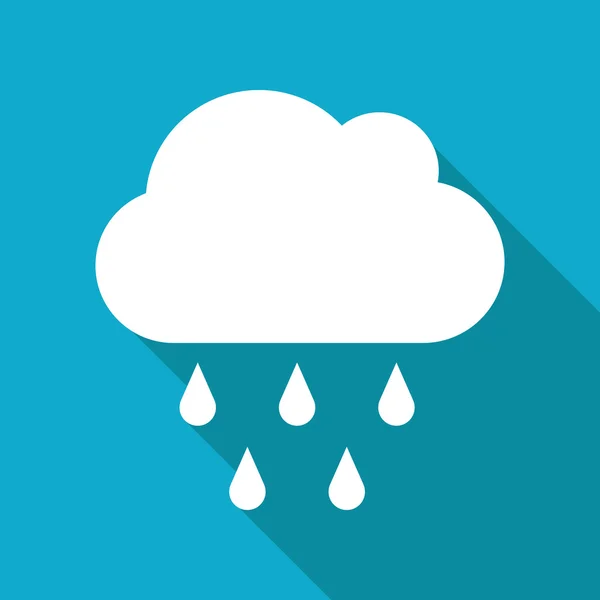 Cloud rain icon — Stock Vector