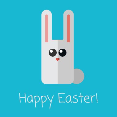 Tavşanlı mutlu paskalya kartları