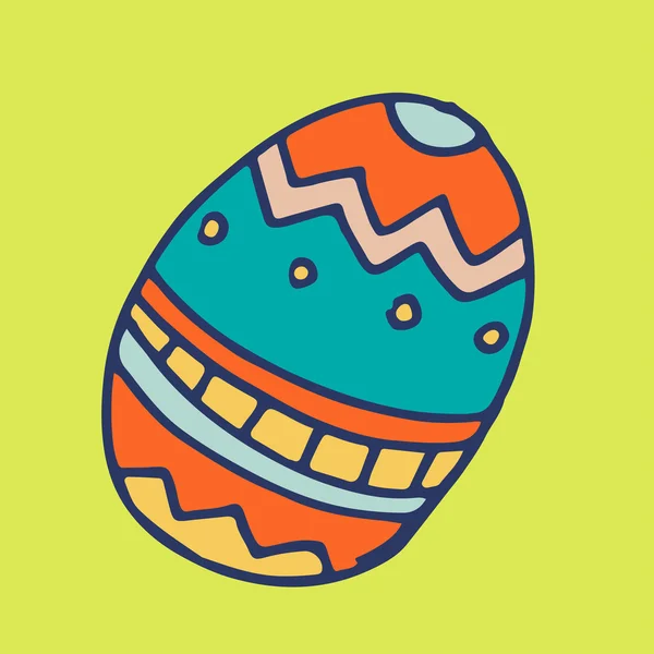 Huevo de fiesta de Pascua — Vector de stock