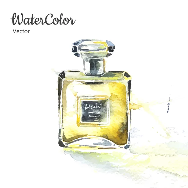 Frasco de perfume de vidro — Vetor de Stock