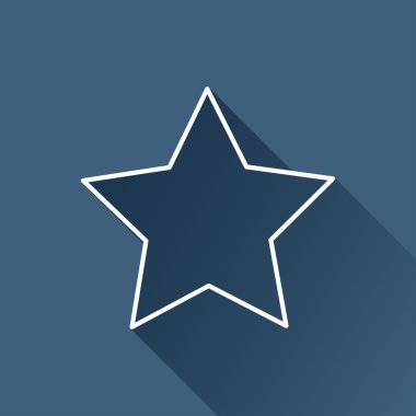 Beyaz yıldız simgesi