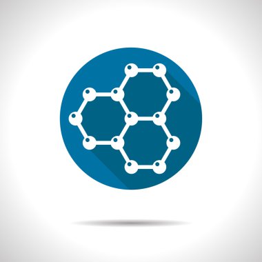 graphene flat icon