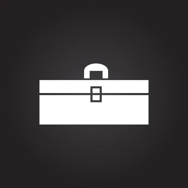 Icona del toolkit piatto a colori vettoriale — Vettoriale Stock