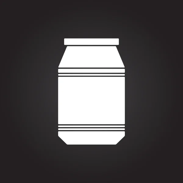 ベクトル キッチン ボトル テンプレート — ストックベクタ