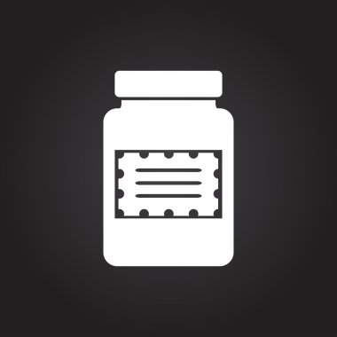 Vektör mutfak şişe şablonu