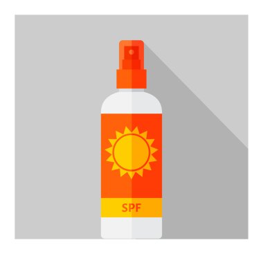 Vektör set düz şişe