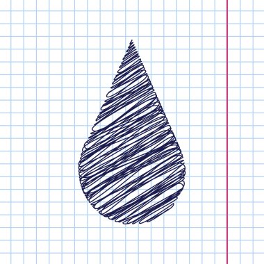 vektör damla simgesi. eps10