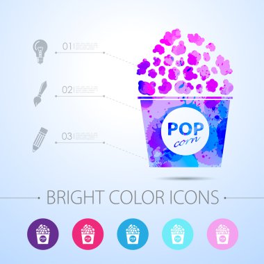 vektör suluboya simgesi