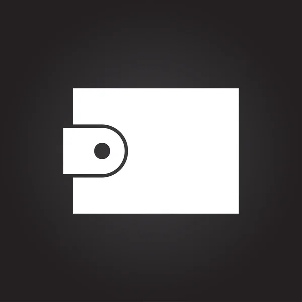 Portemonnee pictogram — Stockvector