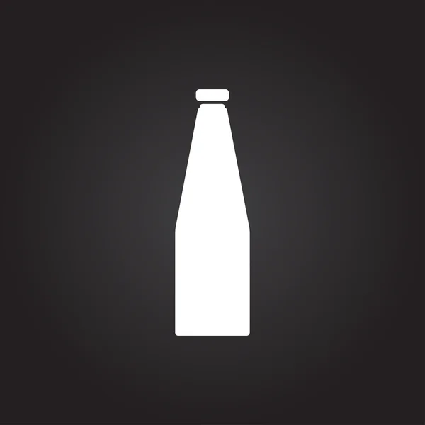 Płaskie butelki wektor — Wektor stockowy