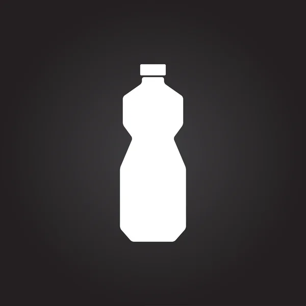 Векторная плоская бутылка масла — стоковый вектор