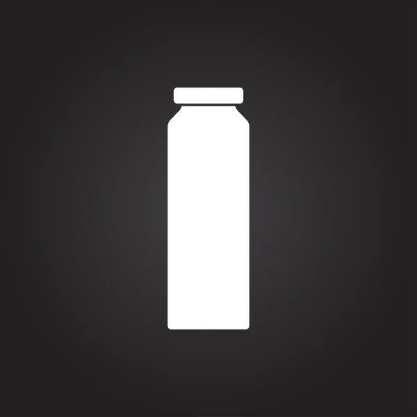 Πρότυπο μπουκάλι επίπεδη χρώμα διάνυσμα — Διανυσματικό Αρχείο