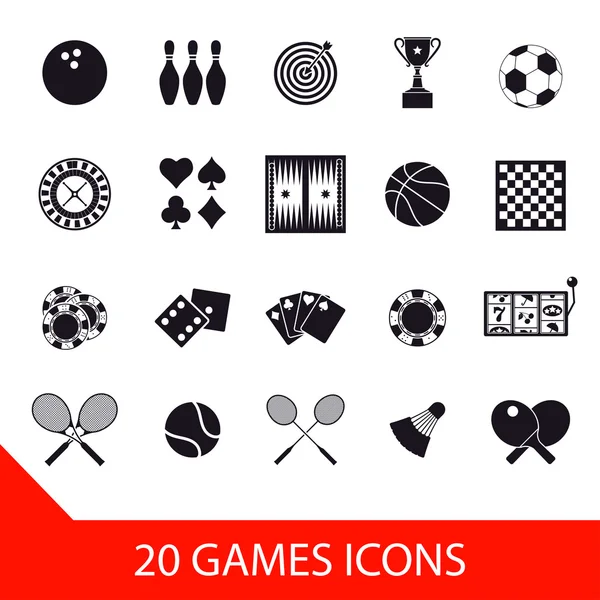 Iconos del juego — Vector de stock