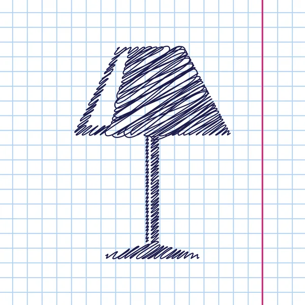 Vektorové ikony lampa na čtení. eps10 — Stockový vektor