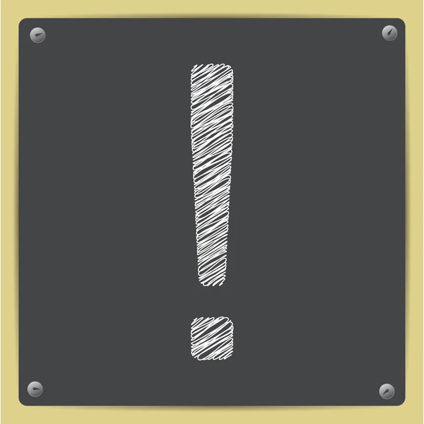 Icono de signo de exclamación vectorial. Eps10 — Vector de stock