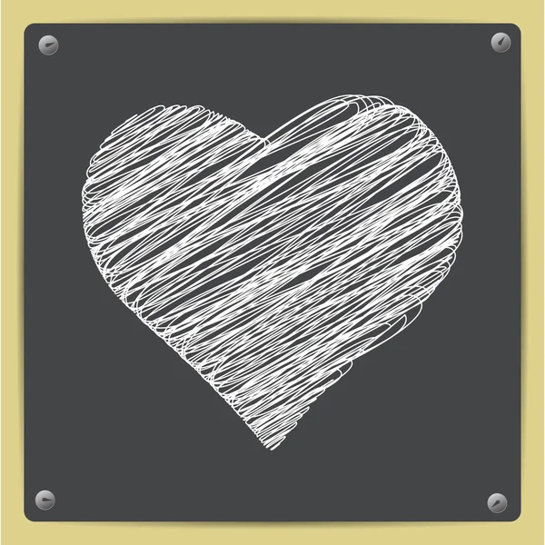 Icona del cuore del gioco vettoriale. Eps10 — Vettoriale Stock