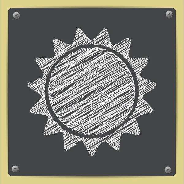 矢量太阳图标。eps10 — Stockový vektor