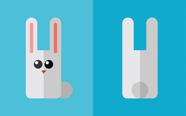 Kaninchen-Ikone — Stockvektor
