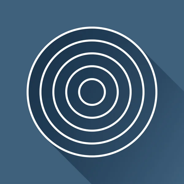 Icona della scheda target — Vettoriale Stock