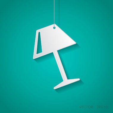 reading-lamp icon. clipart